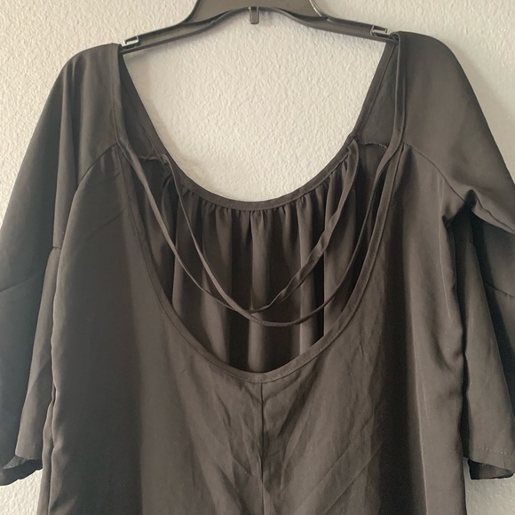 Semi sheer black top - Picture 3 of 3